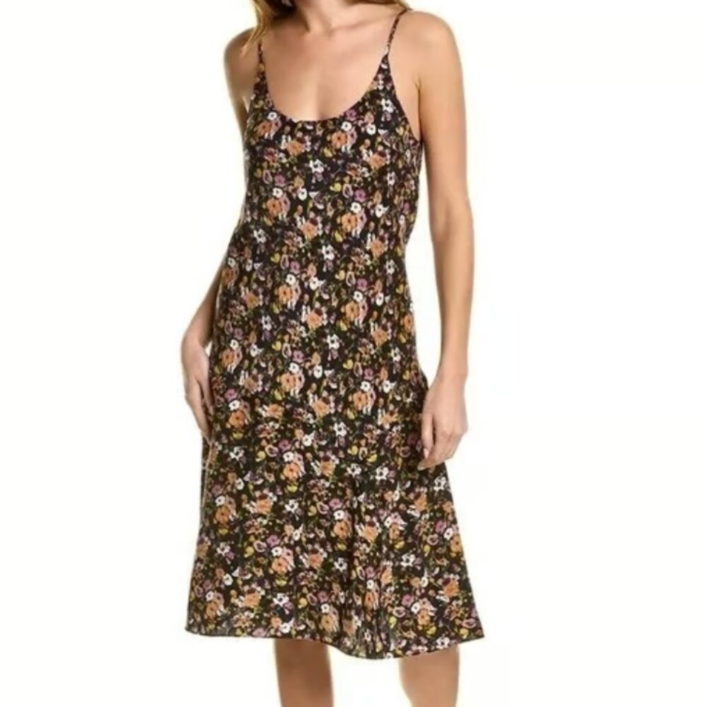 Rag & Bone Eva Floral Sleeveless Knee Length Slip Dress - Size 4